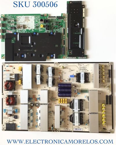 KIT DE TARJETAS PARA TV LG OLED SMART TV / NUMERO DE PARTE MAIN EBT66453902 / EAX69049007 / FUENTE 65689421 / EAY65689421 / EAX68999801 / T-CON 6871L-6457D / 6870C-0858C / 6457D / PANEL LE770AQD (EN)(A3) / MODELO OLED77CXPUA / OLED77CXPUA.BUSWLJR